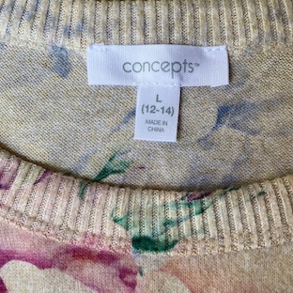 Floral Print Pullover Sweater 🆕 - Picture 5 of 7